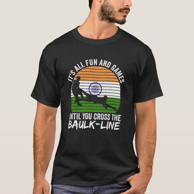 Kabaddi und der indische Kabaddi Spieler T-Shirt (Vorderseite)