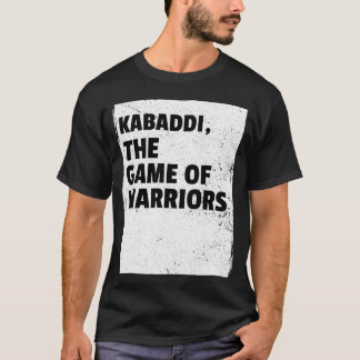 Kabaddihe Spiel der Krieger Sport Junge Retro T-Shirt