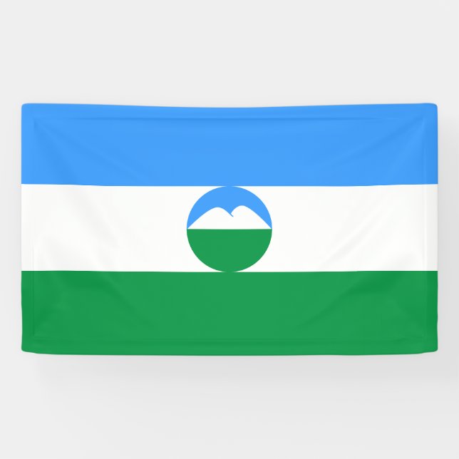 Kabardino Balkaria Fahne Banner (Horizontal)
