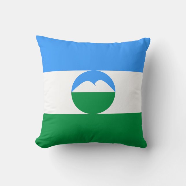 Kabardino Balkaria Fahne Kissen (Vorderseite)