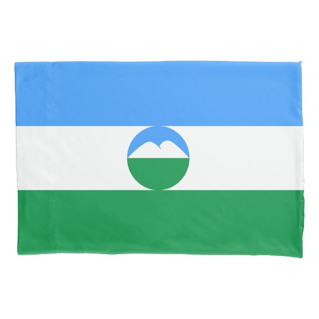 Kabardino Balkaria Fahne Kissenbezug (Vorderseite)