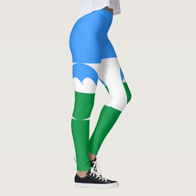 Kabardino Balkaria Fahne Leggings (Rechts)