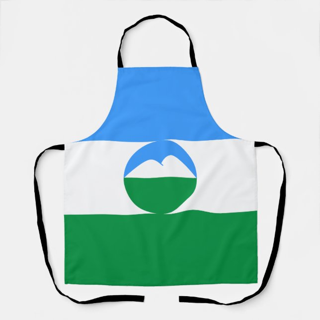 Kabardino Balkaria Fahne Schürze (Vorderseite)