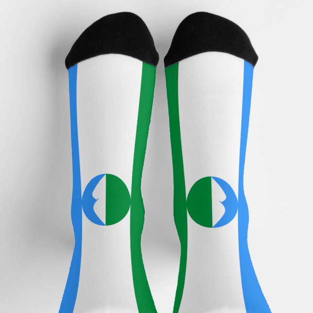 Kabardino Balkaria Fahne Socken (Oben)
