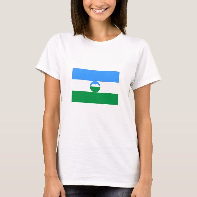 Kabardino Balkaria Fahne T-Shirt (Vorderseite)