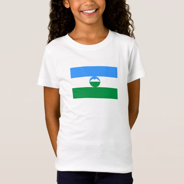 Kabardino Balkaria Fahne T-Shirt (Vorderseite)