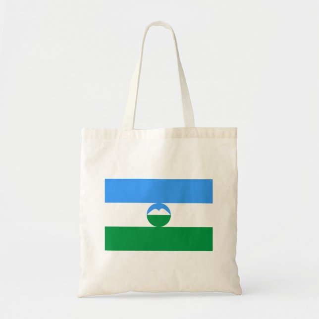 Kabardino Balkaria Fahne Tragetasche (Vorne)