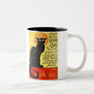 Kabarett der Schwarzen Katze, Steinlen Zweifarbige Tasse