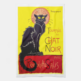 Kabarett-Küchen-Tuch Tournee du Chat Noir Handtuch