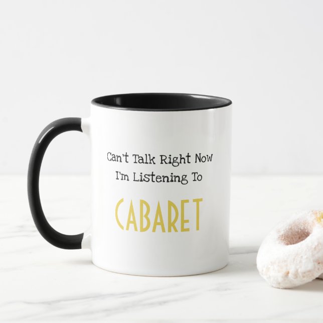 Kabarett-Tasse Tasse (Mit Donut)