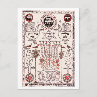 Kabbalah Design Postkarte
