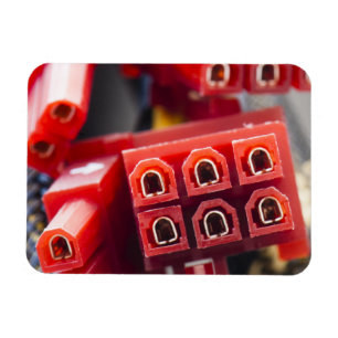 Kabelanschluss eines Computers Magnet