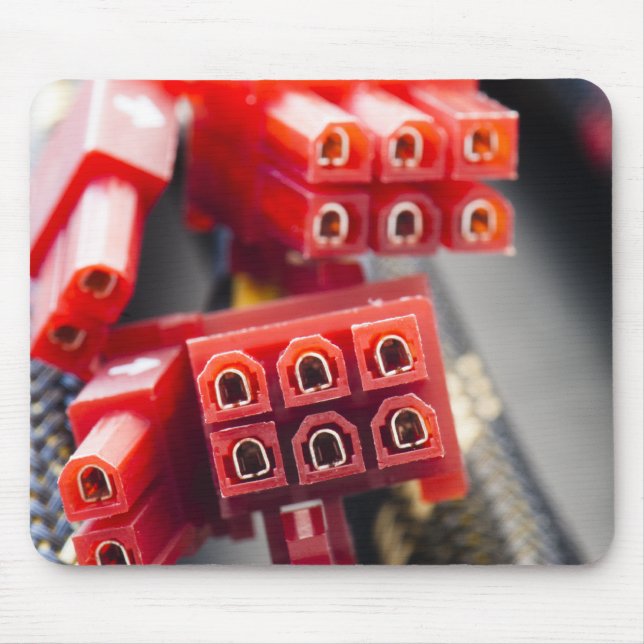 Kabelanschluss eines Computers Mousepad (Vorne)