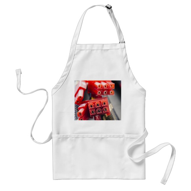 Kabelanschluss eines Computers Schürze (Vorne)