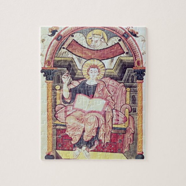 Kabeljau 22. f.85v St Luke der Evangelist, von (Vertikal)