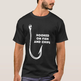 Kabeljau auf Fisch und Chips T-Shirt