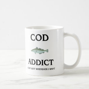 Kabeljau-Süchtiger Kaffeetasse