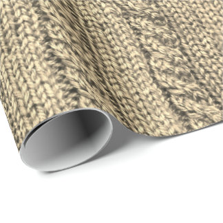 Kabelpulli für Stricks Geschenkpapier
