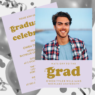 KABELRETRO HAT SICH AN DER GRAD FOTO GRAD INVITE EINLADUNG