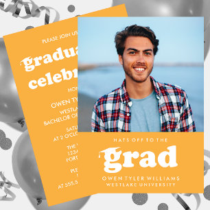 KABELRETRO HAT SICH AN DER GRAD FOTO GRAD INVITE EINLADUNG