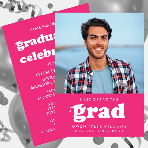 KABELRETRO HAT SICH AN DER GRAD FOTO GRAD INVITE EINLADUNG