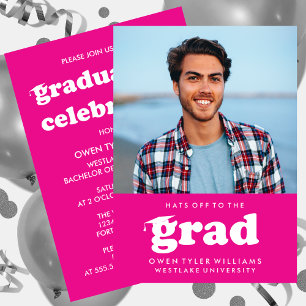 KABELRETRO HAT SICH AN DER GRAD FOTO GRAD INVITE EINLADUNG