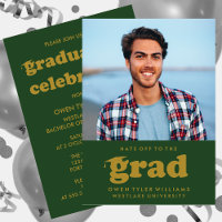 KABELRETRO HAT SICH AN DER GRAD FOTO GRAD INVITE