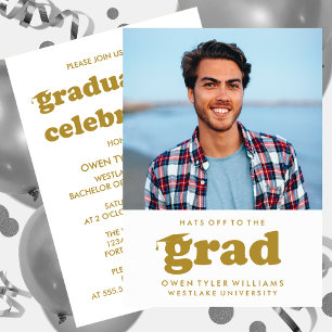 KABELRETRO HAT SICH AN DER GRAD FOTO GRAD INVITE EINLADUNG
