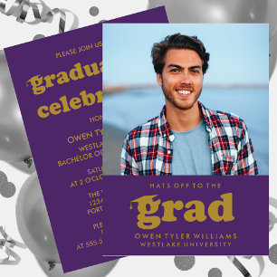 KABELRETRO HAT SICH AN DER GRAD FOTO GRAD INVITE EINLADUNG