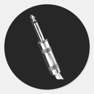 Kabelstecker Runder Aufkleber