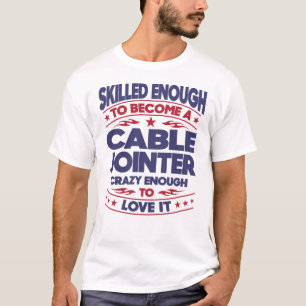 Kabelverbindung ausreichend qualifiziert T-Shirt