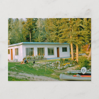 Kabine am Bednesti See 1961 Postkarte
