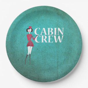 Kabine-Crew Pappteller