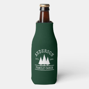 Kabine Familienname Forest Green Flaschenkühler