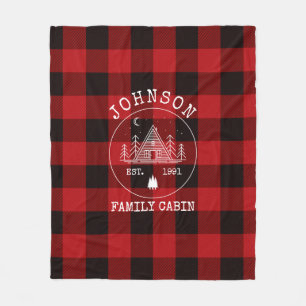 Kabine Familienname Red Buffalo Kariert Fleece Bla