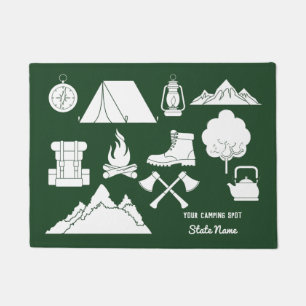 Kabine für individuelle Urlaubsreisen Camping Col Fußmatte