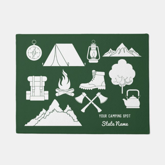 Kabine für individuelle Urlaubsreisen Camping Coll Fußmatte (Vorderseite)