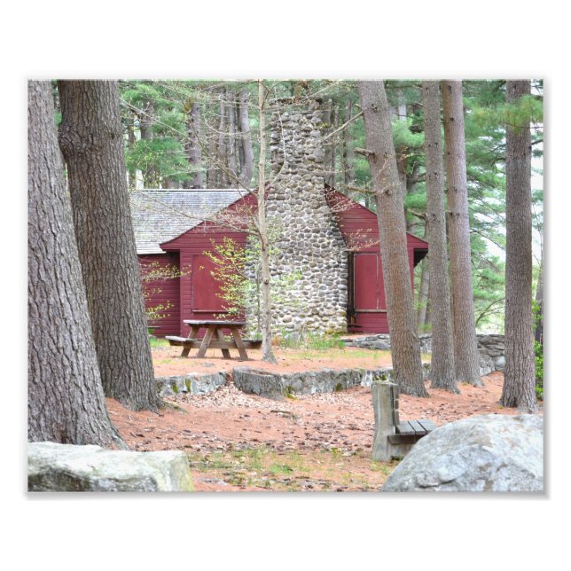 Kabine im Foto Holz drucken (Vorne)