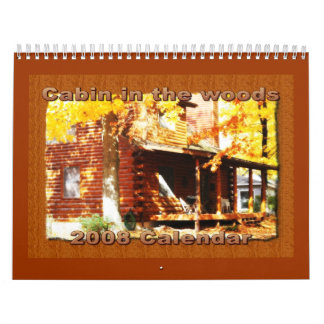 Kabine im Holz Kalender