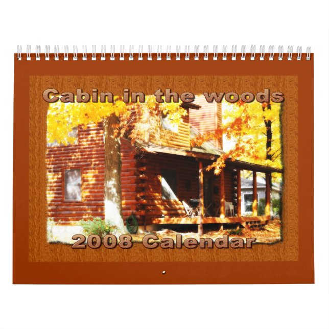 Kabine im Holz Kalender (Titelbild)