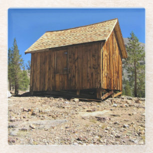 Kabine in Bennettville, Tioga Pass, Kalifornien Glasuntersetzer