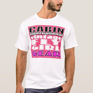 Kabineinternational. Fliegen-Mädchen-Gang T-Shirt