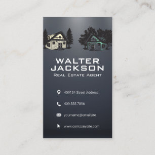 Kabinen   Business Card für Immobilien im Anwesen Visitenkarte