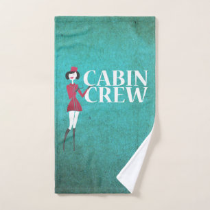 Kabinen-Crew Badhandtuch Set