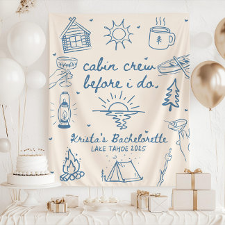 Kabinenbesatzung bevor ich Banner mache, Kabinenbe Wandteppich
