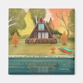 Kabinenhaus mit A-Rahmen Magnet