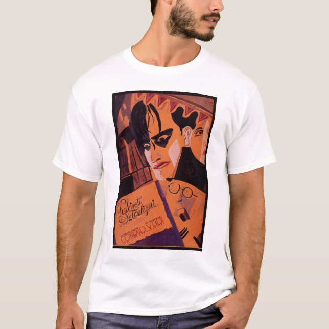Kabinett Konrads Veidt von Plakat 1921 Dr. T-Shirt (Vorderseite)