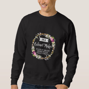 Kabinettsstufe Sarcasm floral für Frauen Sweatshirt
