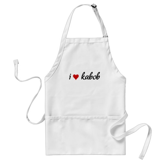 Kabob Liebe Herz I Kabob I Schürze (Vorne)