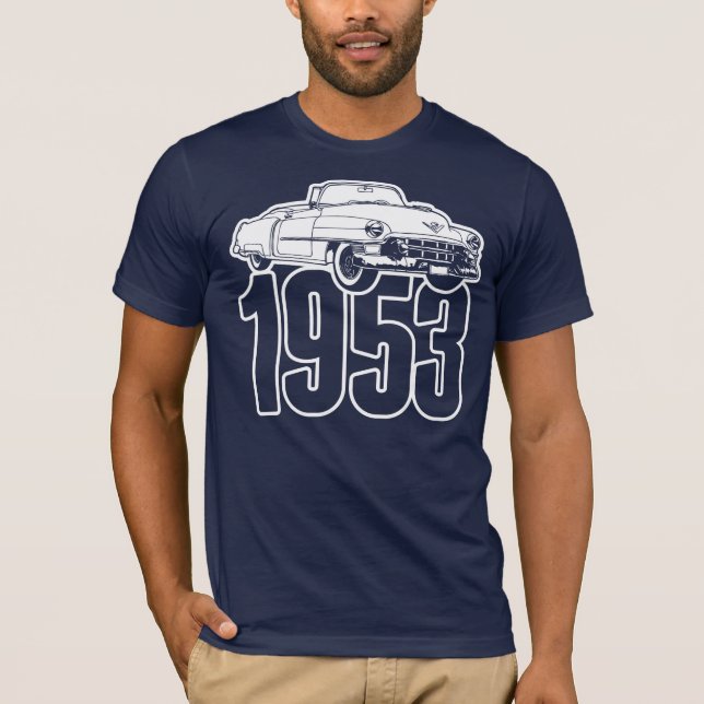 Kabriolett 1953 Cadillac-Reihe 62 T-Shirt (Vorderseite)